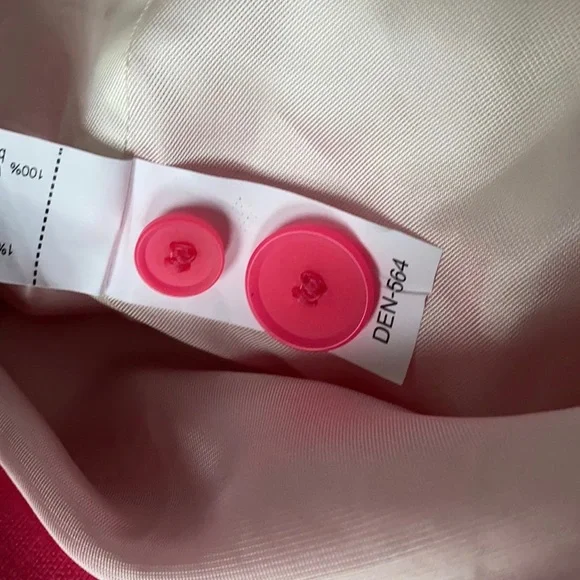 NWT GORGEOUS ZARA STRAIGHT BLAZER WITH POCKETS Fuchsia size S Blogger Favorite - Picture 14 of 16